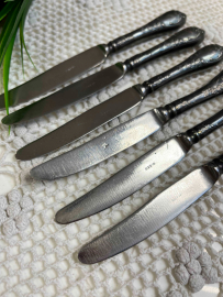 Нож для фруктов "Классик" Киевский з-д им.Шевченко. Мнц с серебрением, нерж.сталь (лезвие). Редкий!. Картинка 3